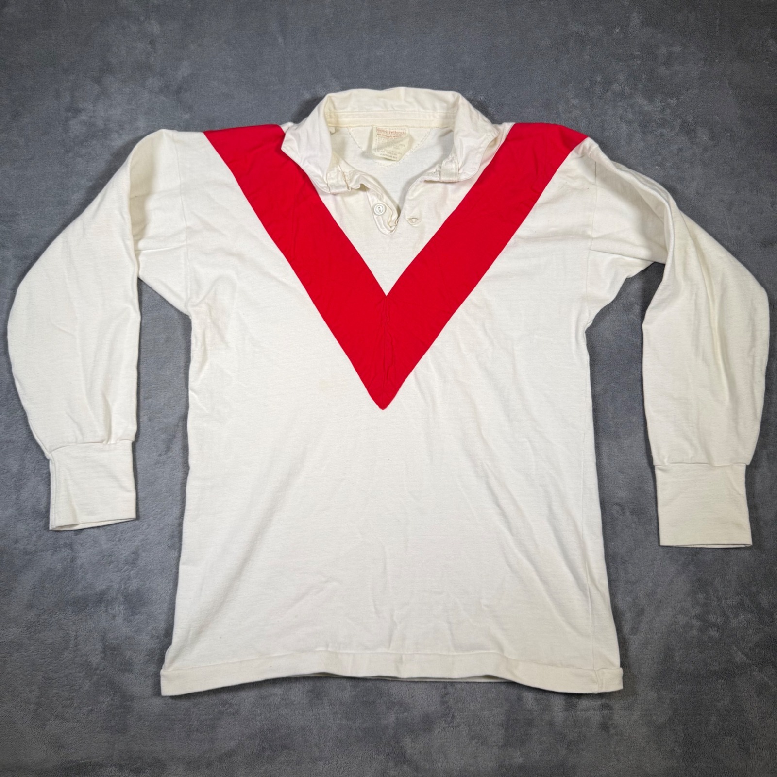 Vintage St George Dragons Rugby League Jersey Good Fellows Australia Red V Rare